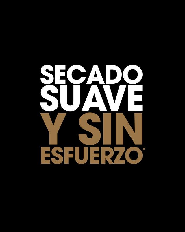 secado suave y sin esfuerzo con blowdry