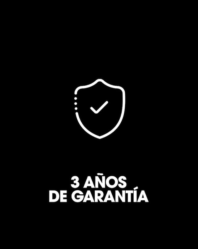3 años de garantia