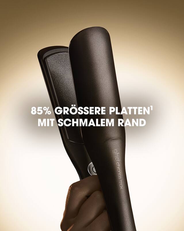 ghd chronos Max Glätteisen mit breiten Platten