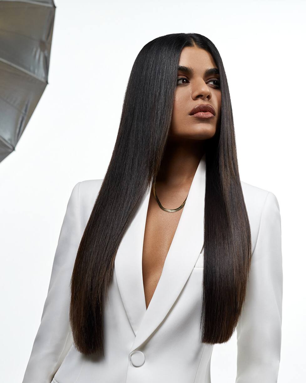 Glass Hair Look mit ghd chronos max Glätteisen