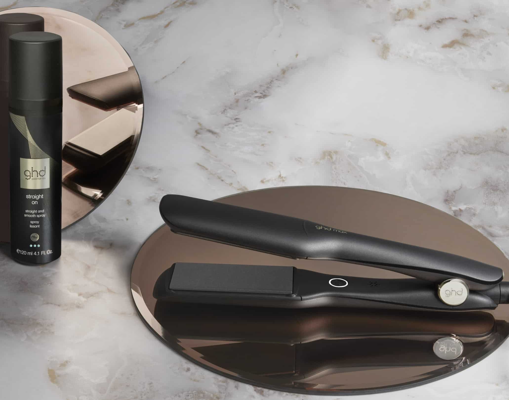 ghd max power couple with straight on spray