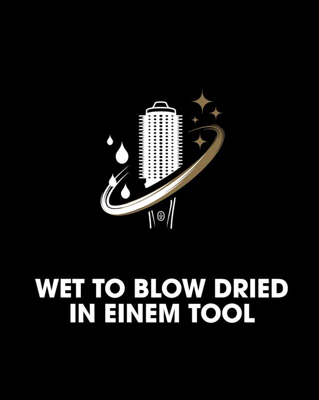 Von nass zum perfekten Blow Dry mit nur einem Tool