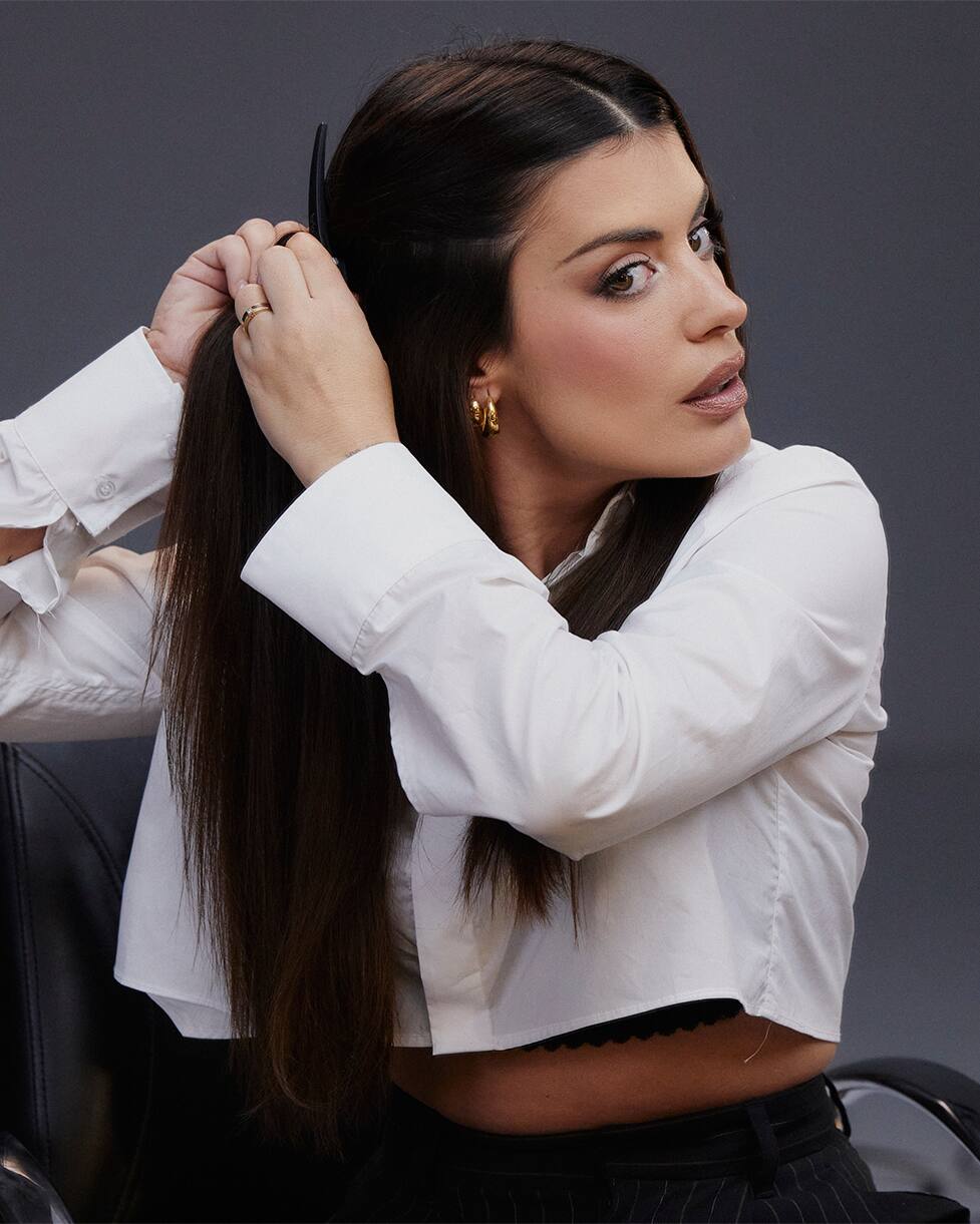 paso 2 divide el cabello