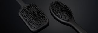 ghd paddle brush and oval dressing brush