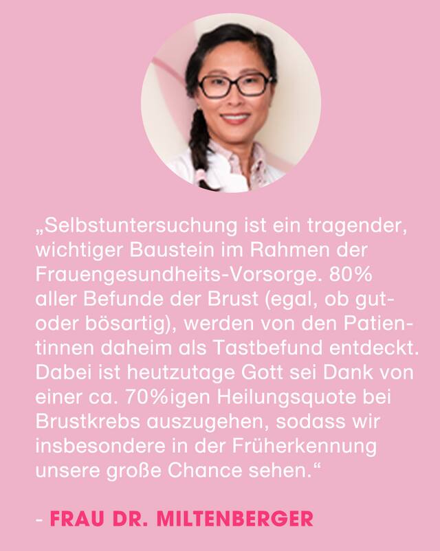Frau Dr. Miltenberger über Brustkrebsvorsorge
