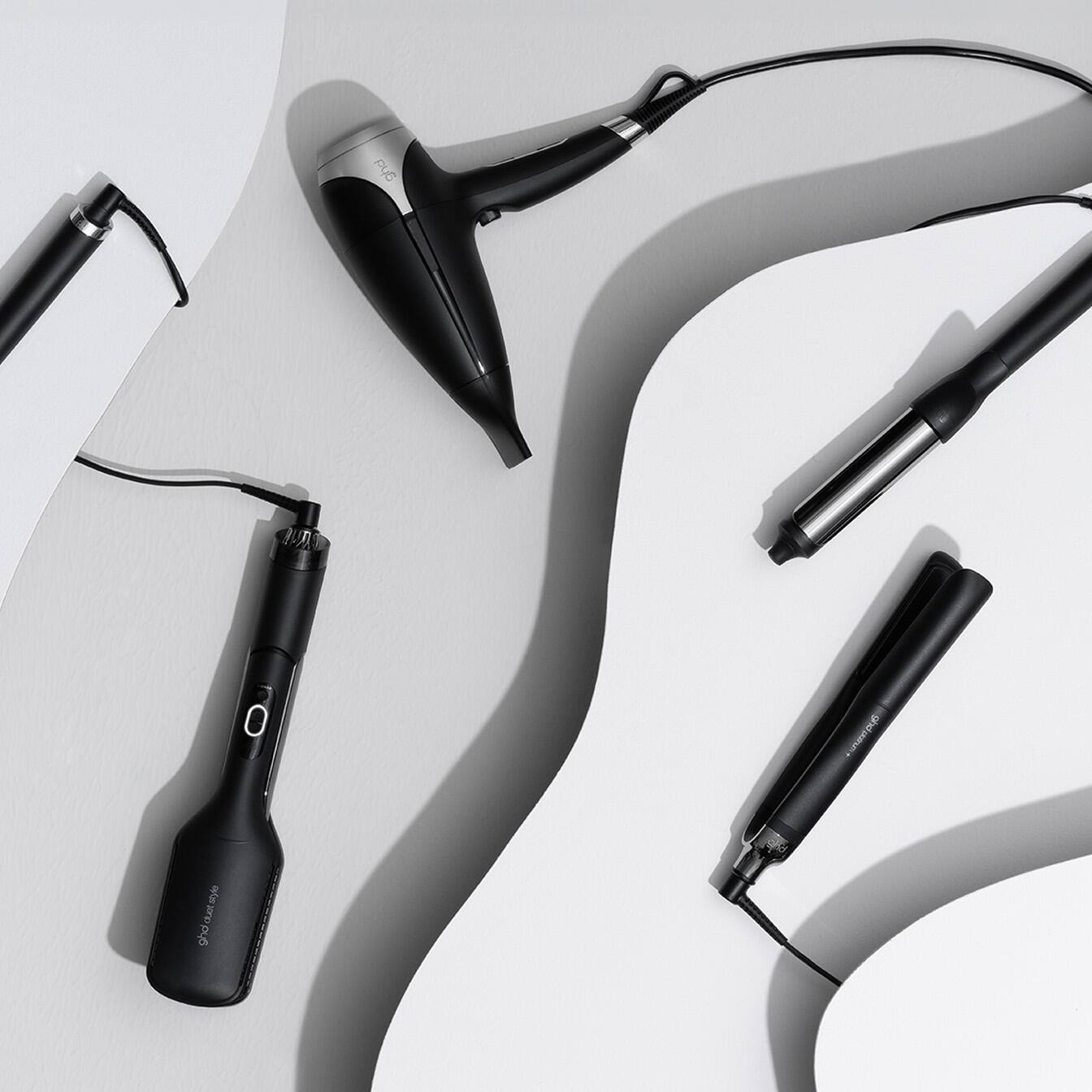 Verschiedene ghd Stylingtools