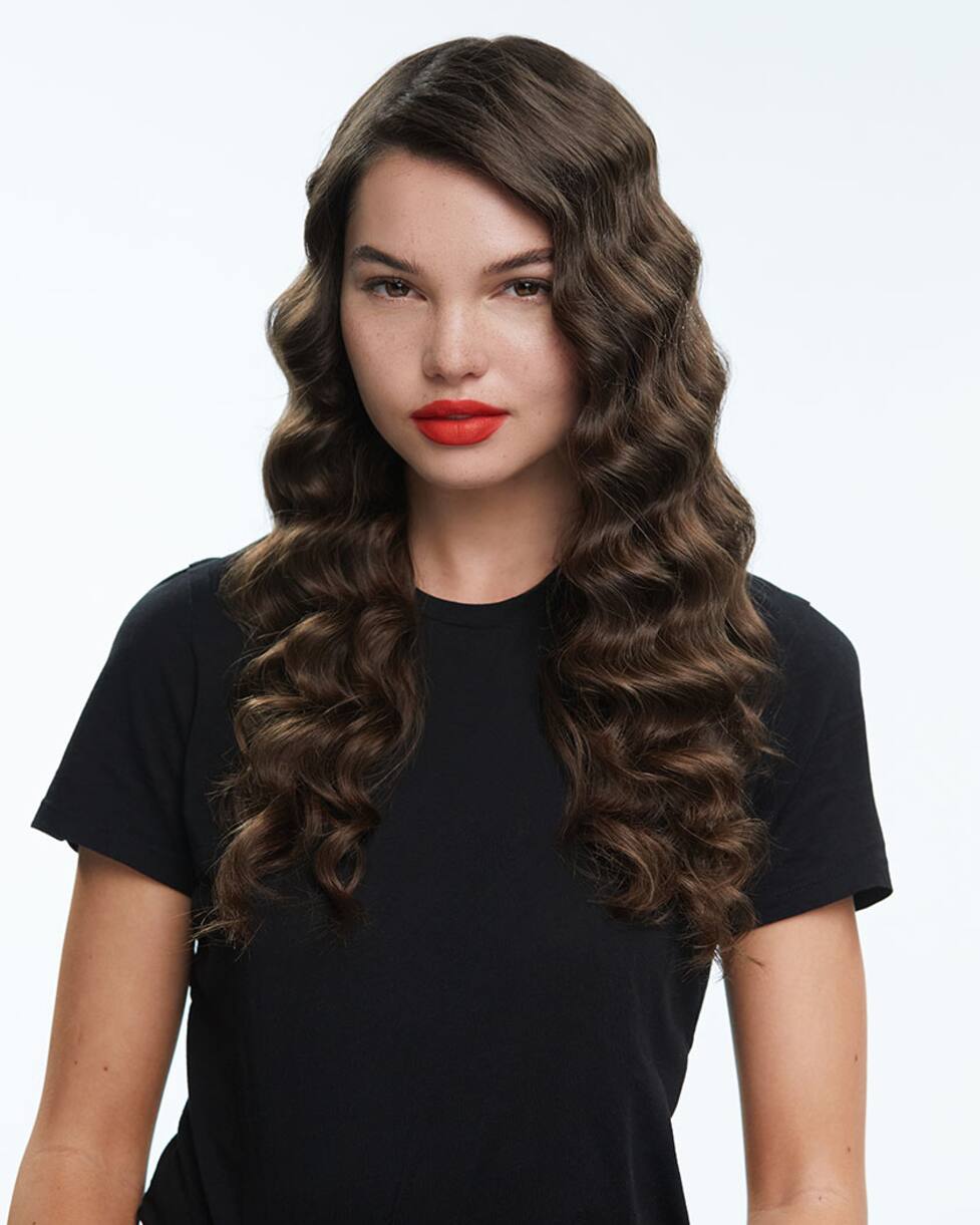 hollywood waves with ghd thin wand