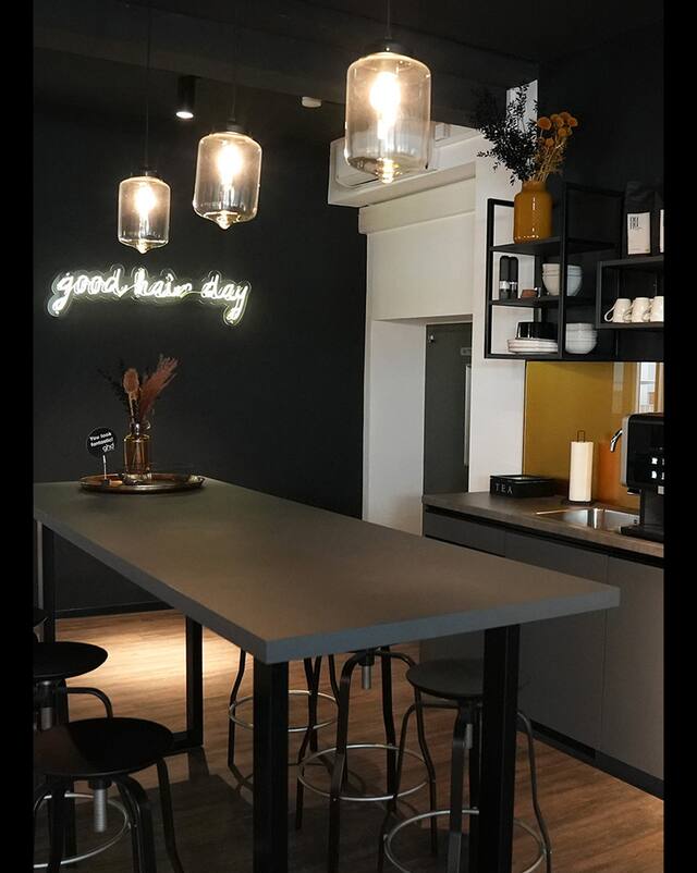 Stehtisch im ghd Townhouse in Stuttgart