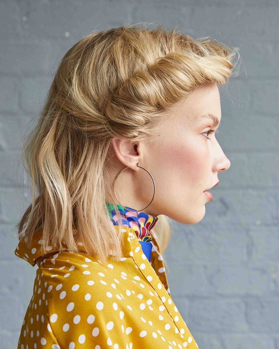 Vintage Rolls Hairstyle