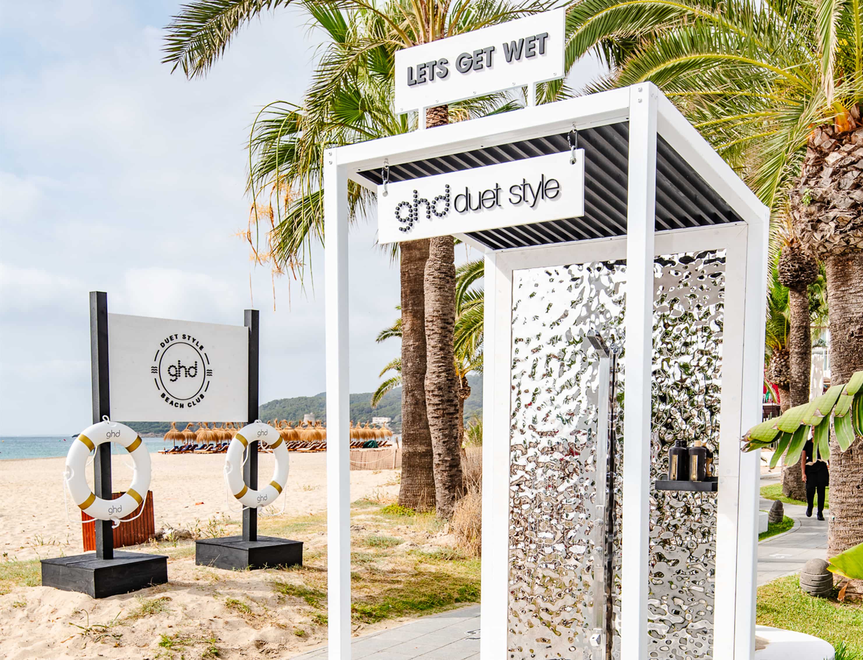 ghd duet style beach club en Ibiza