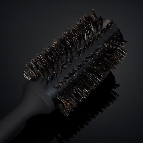 natural bristles close-up image