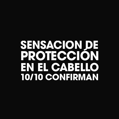 Sensación de protección en el cabello