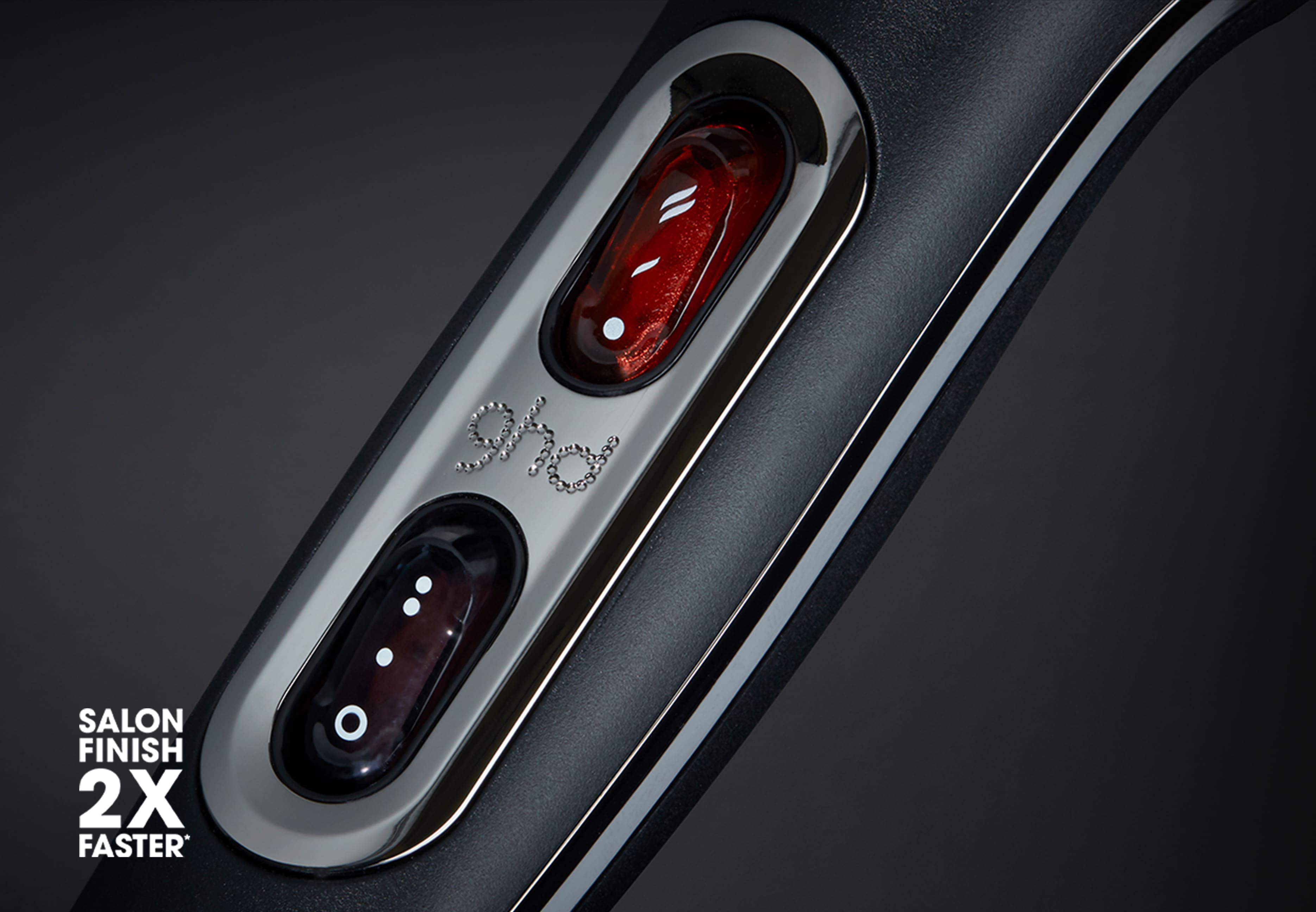ghd air professional hair dryer buttons close-up
