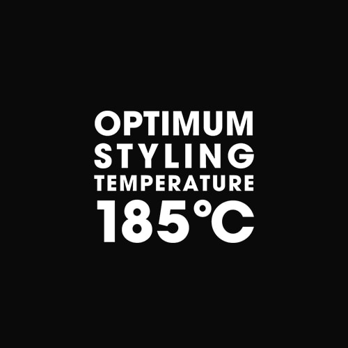 Optimum Styling Temperature Of 185ºC