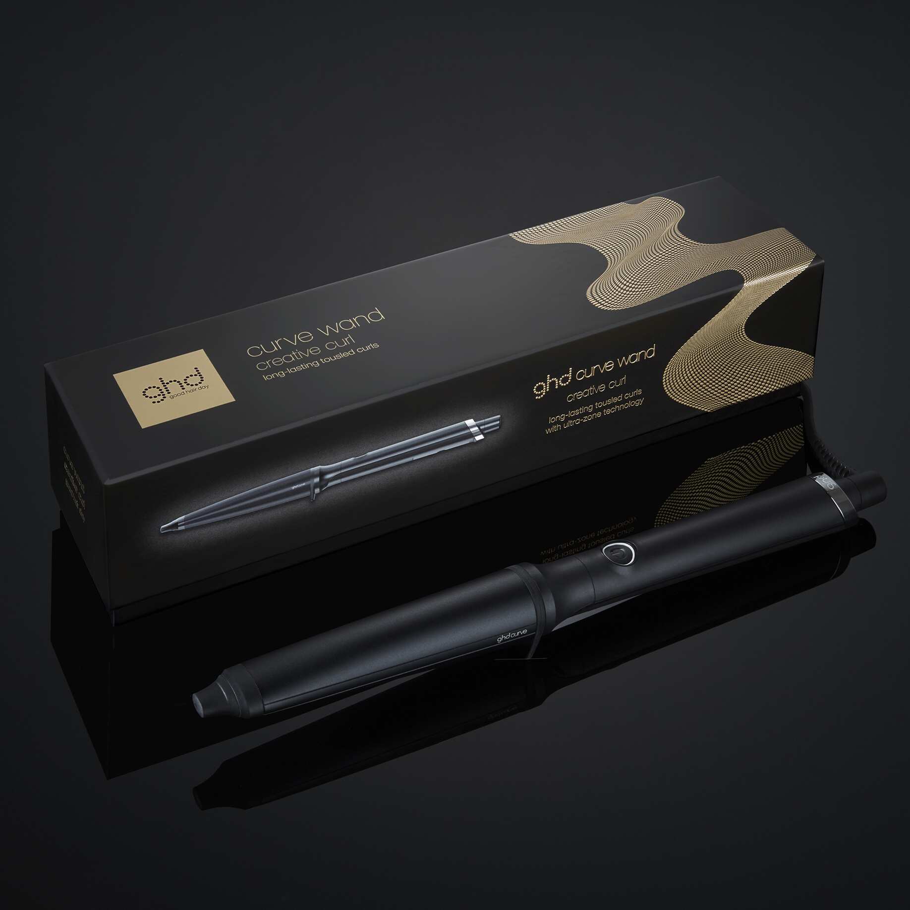 Caja y rizador ghd curve creative curl