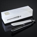 platinum+ hair straightener in white and box