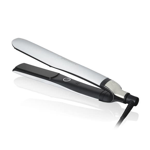 platinum+ hair straightener in white
