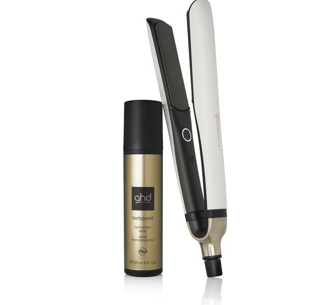 ghd platinum+ smart hair straightener white
