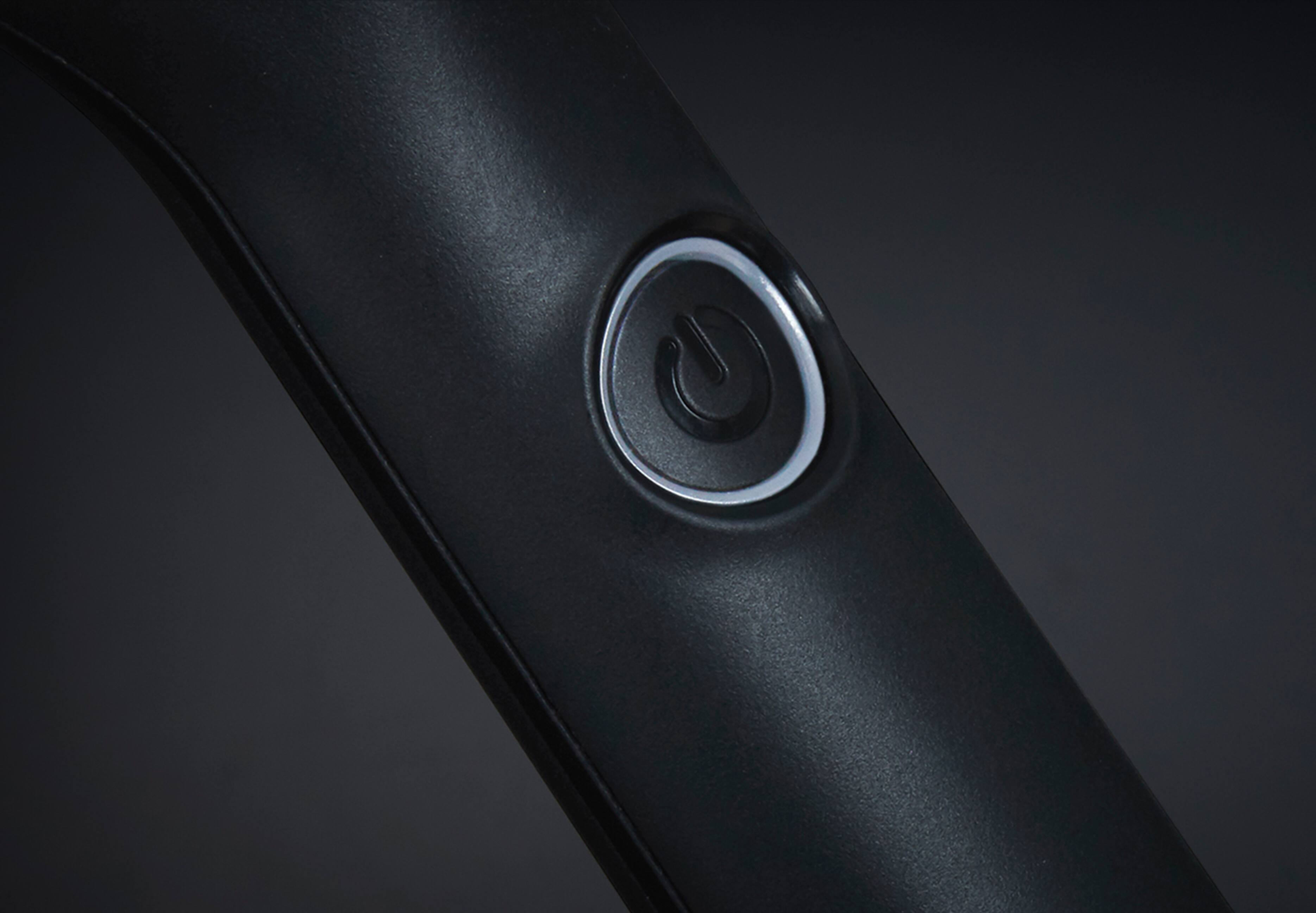 Glide hot brush button