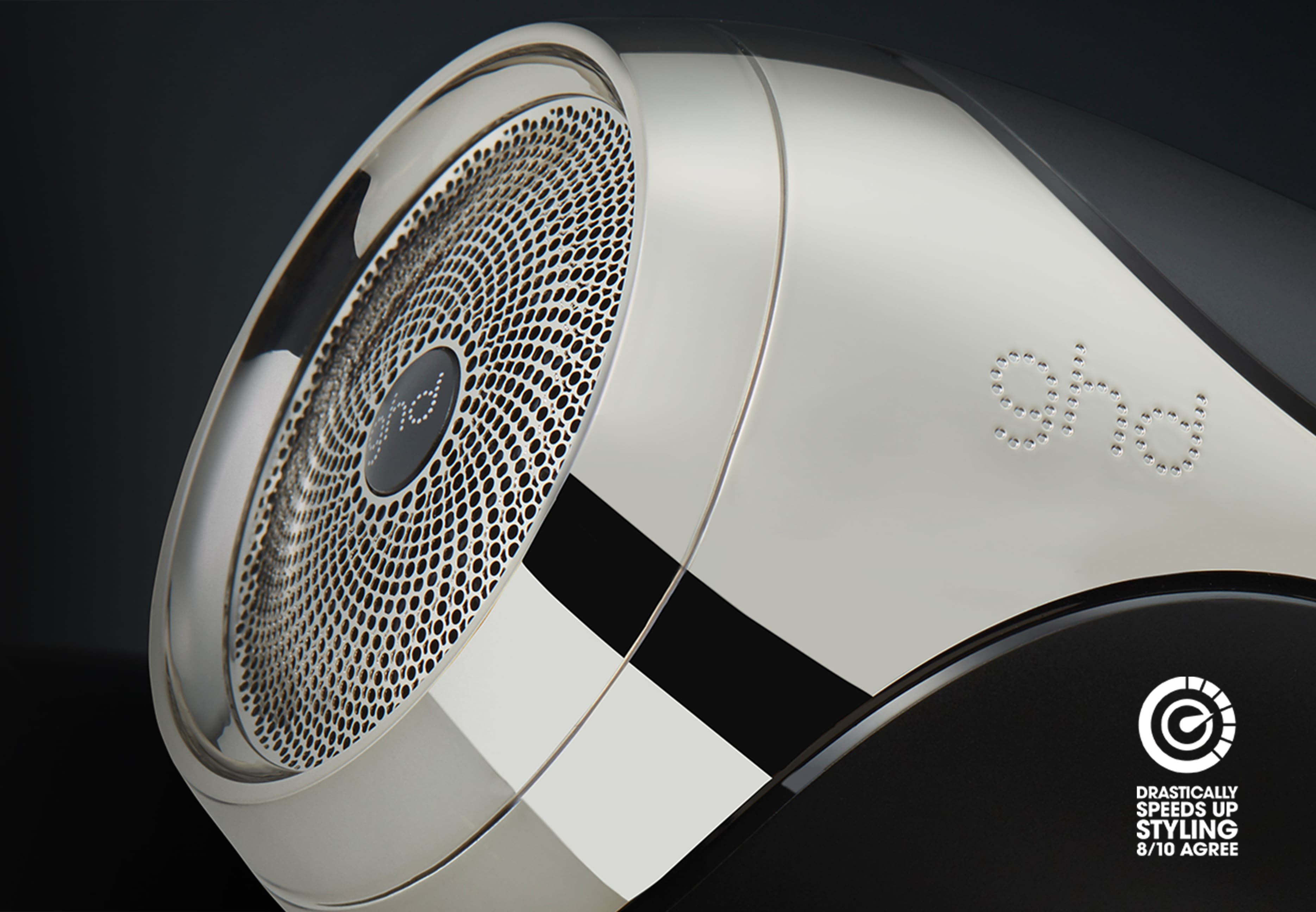 Helios hair dryer in black vent