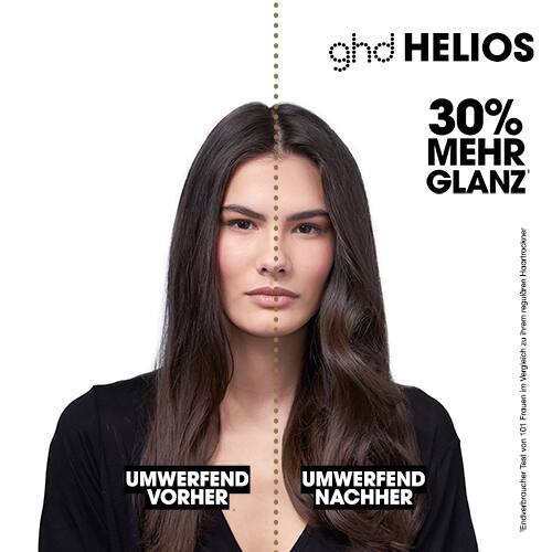 Vorher Nachher Vergleich mit ghd helios