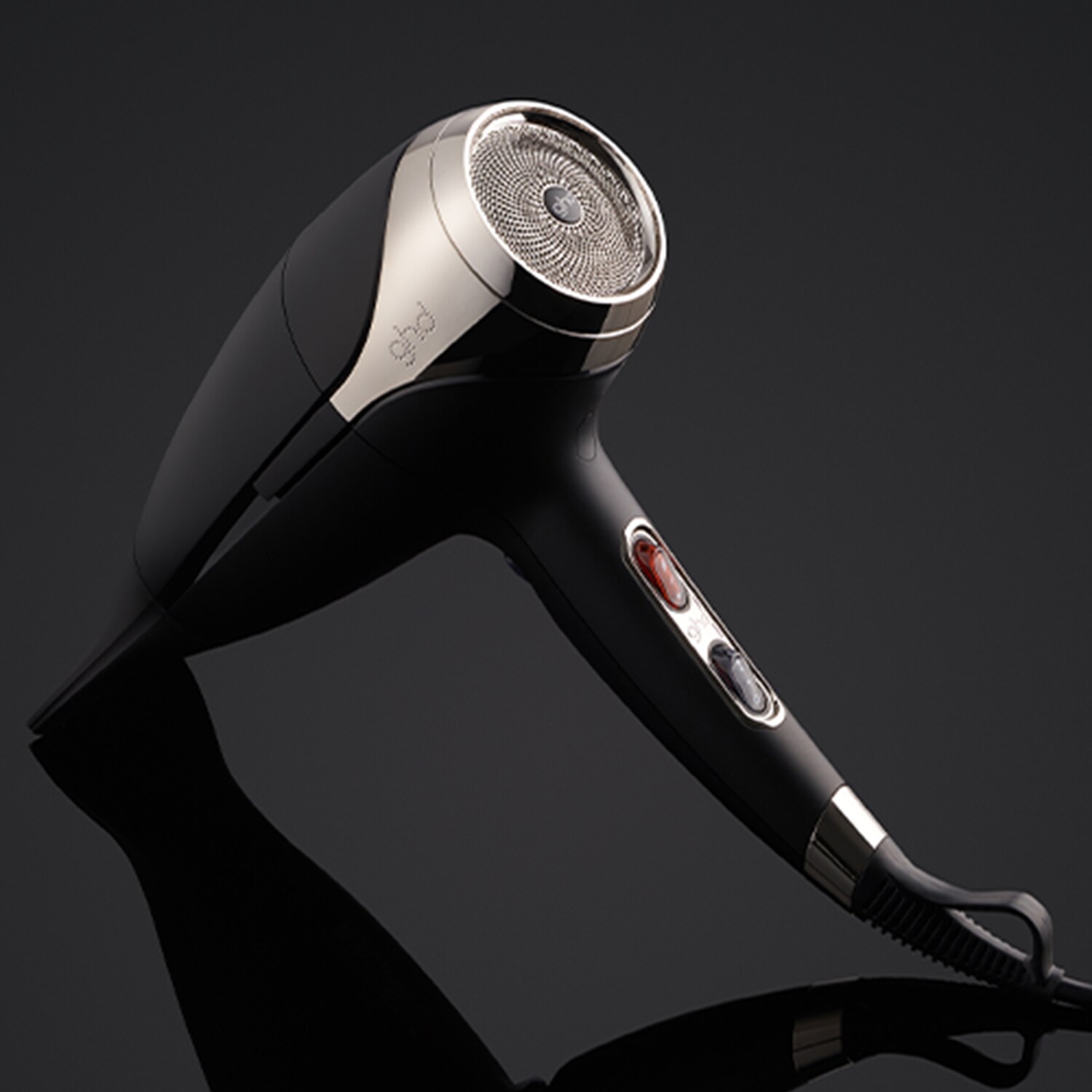 Helios hair dryer in black