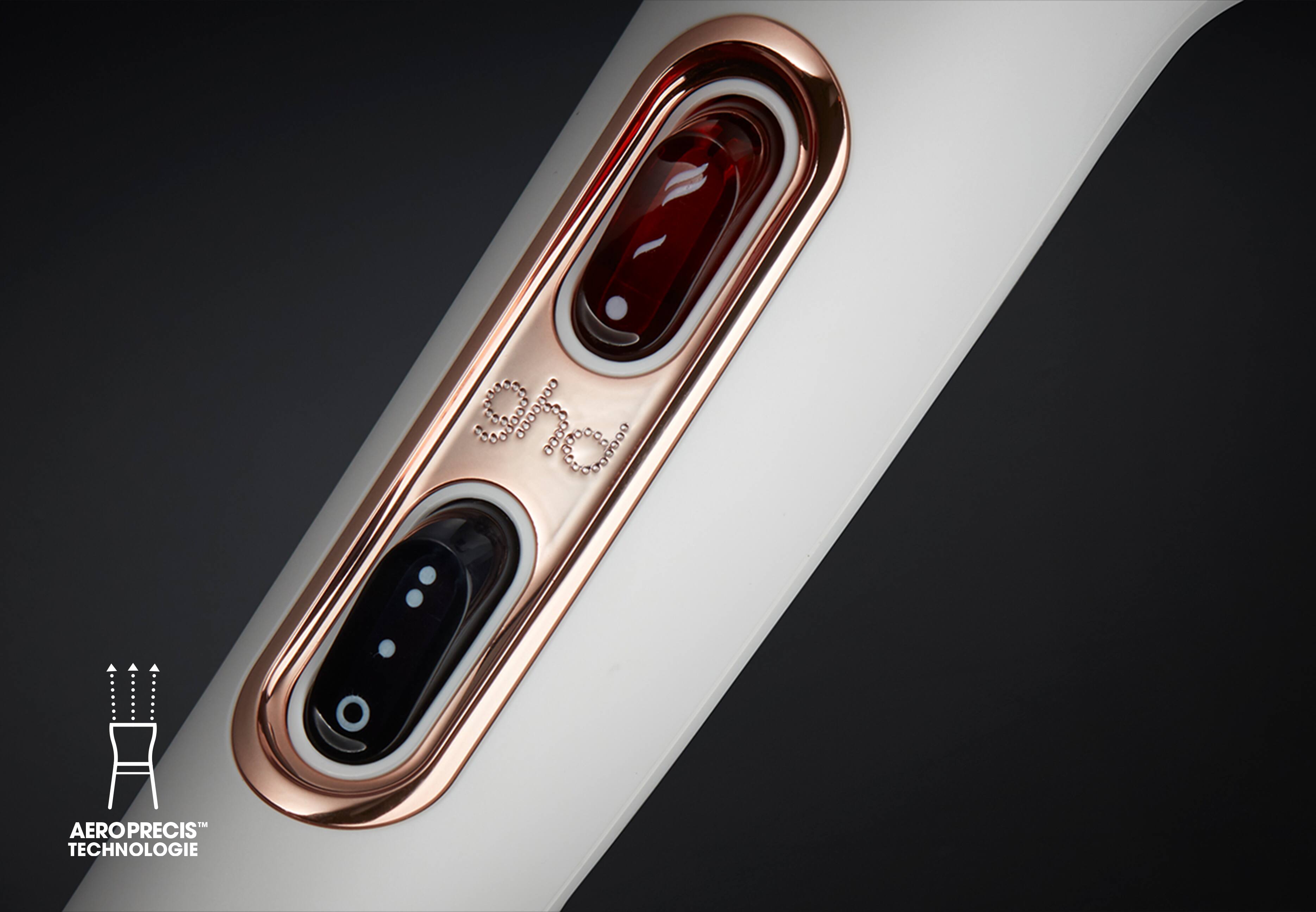 ghd helios® Einstellungen am Griff