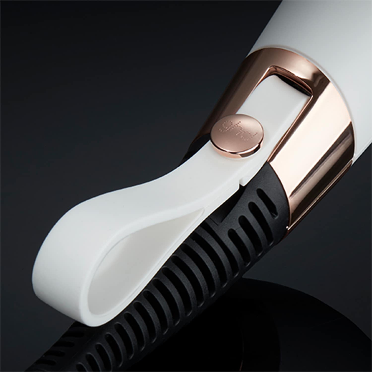 ghd helios hair dryer in white strap image