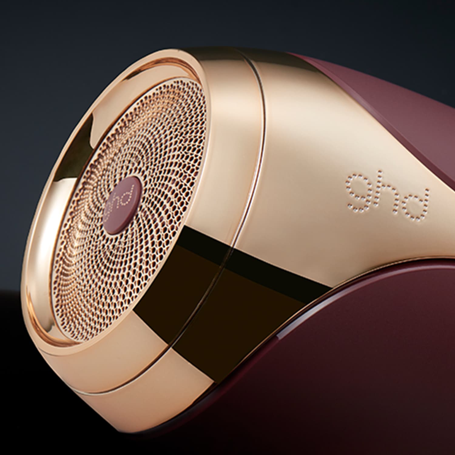 ghd helios hair dryer in plum filter image