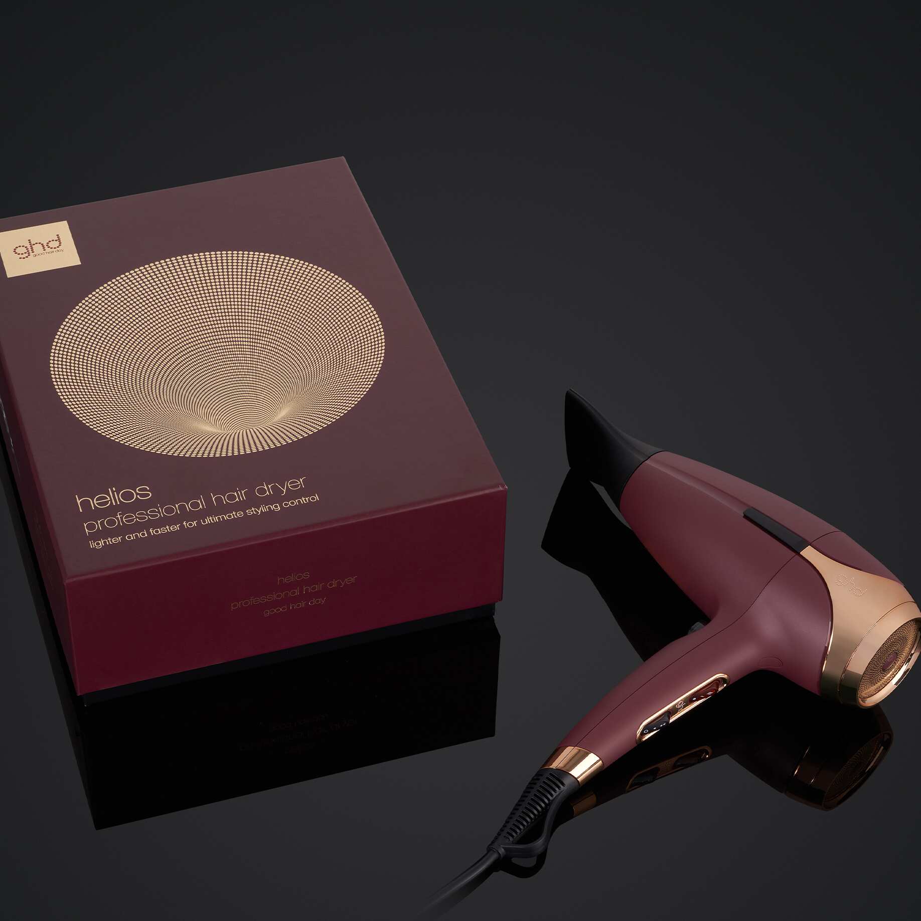 GHD HELIOS™ PROFESSIONAL HAIR DRYER IN PLUM
