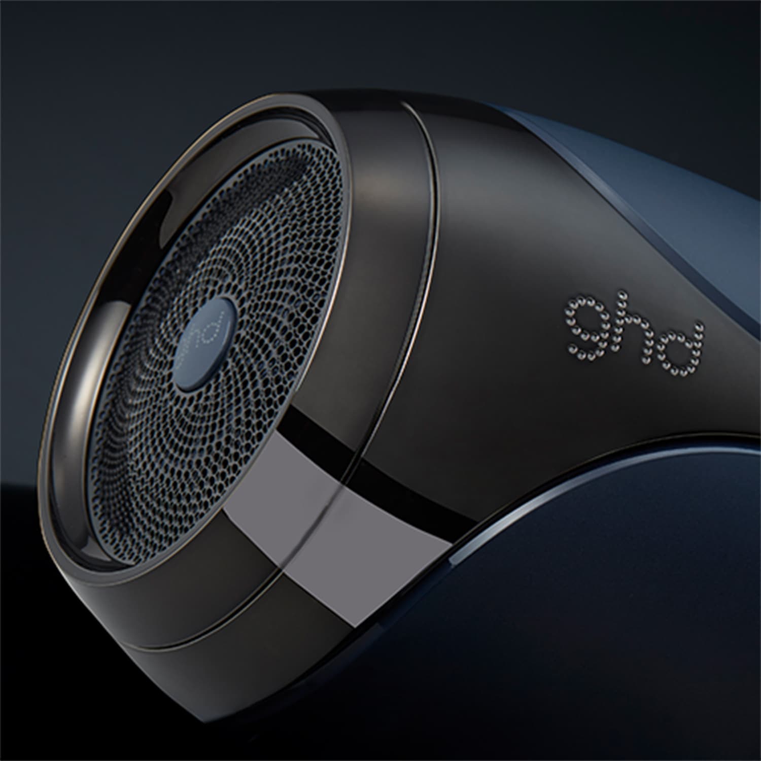 Helios hair dryer in navy vent