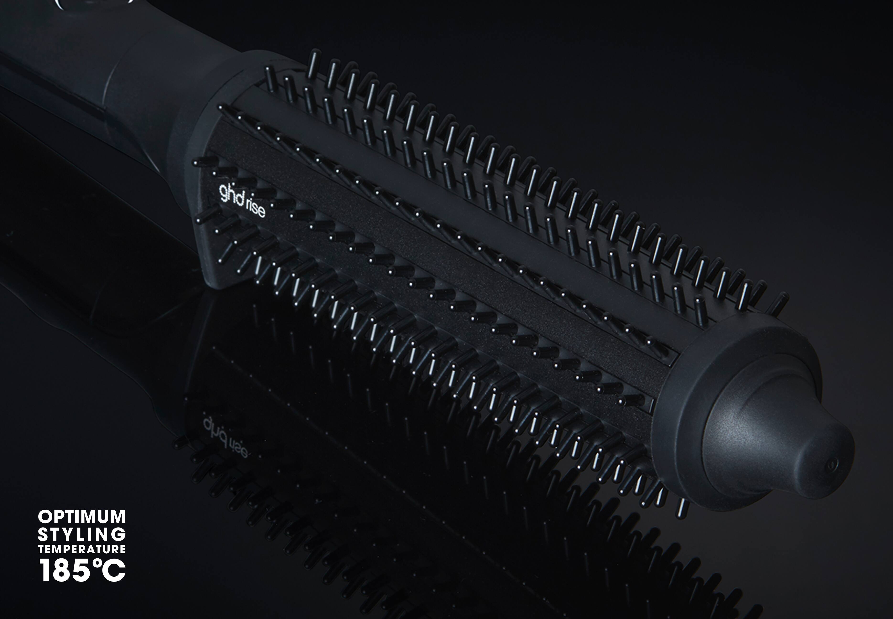 Rise hot brush bristles