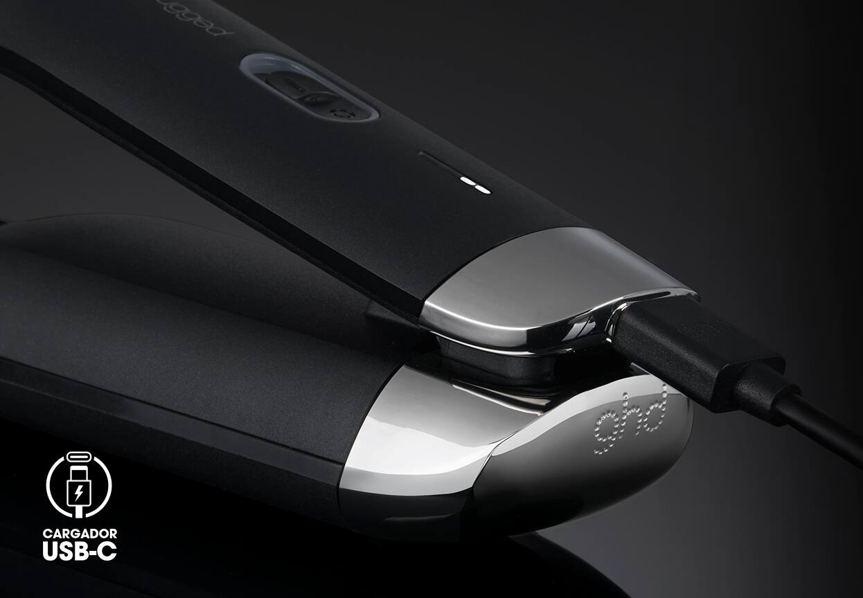 cómo guardar plancha de pelo ghd con batería