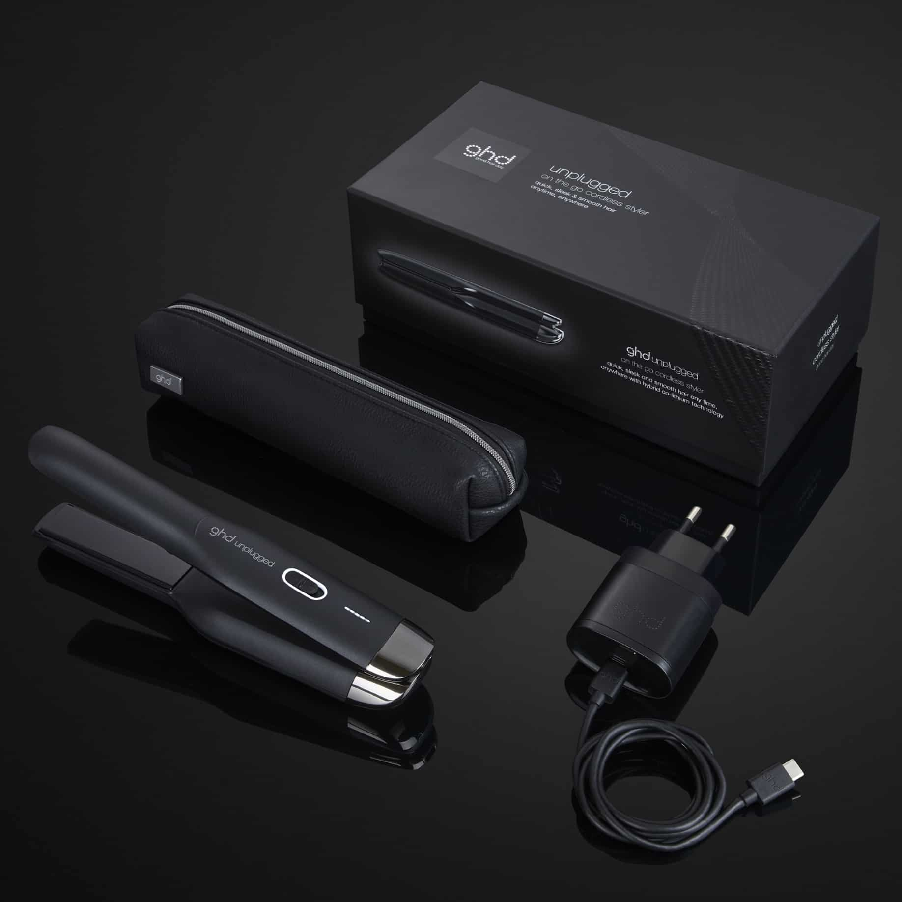  ghd Unplugged Hair Straightener In Matte Black