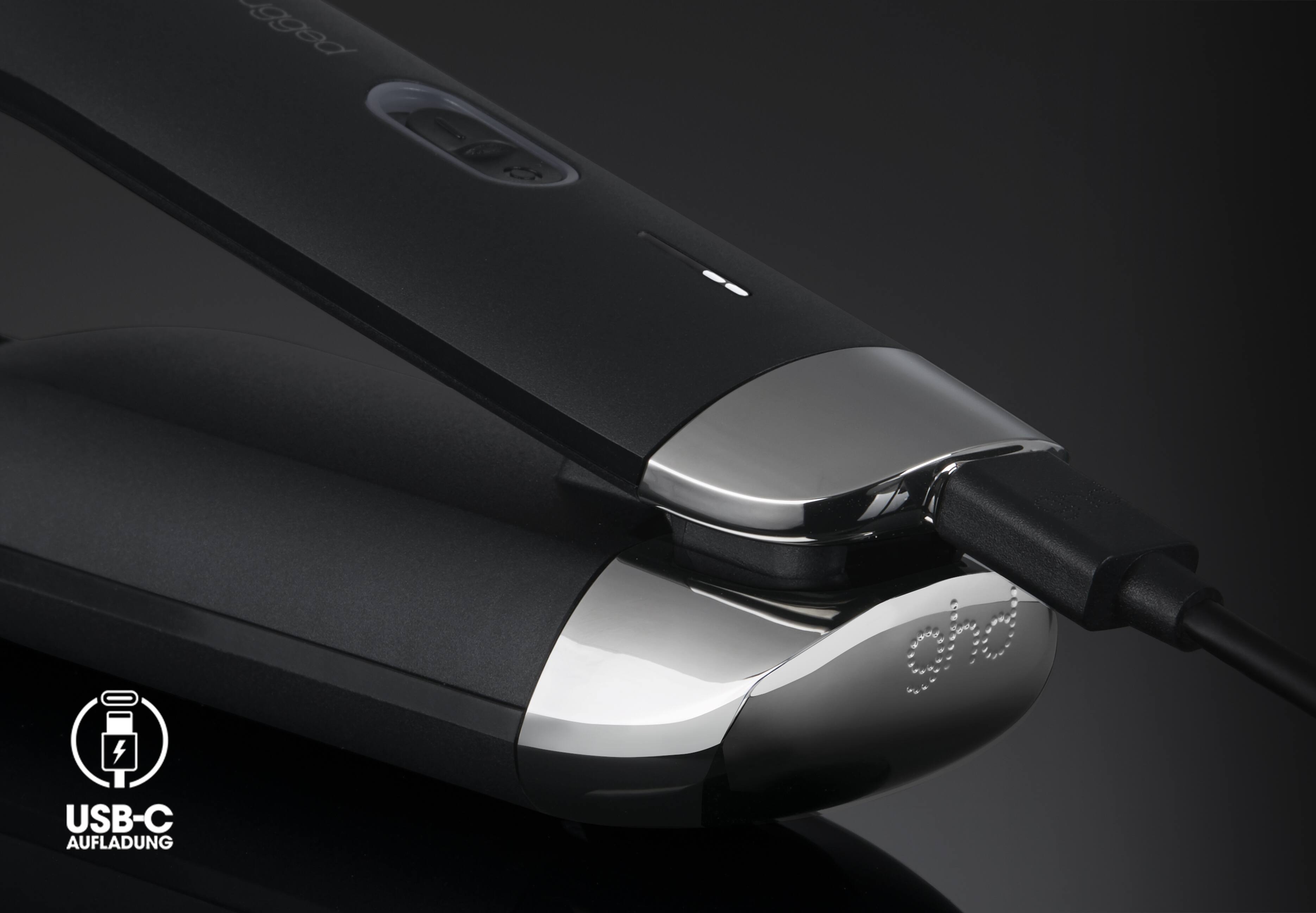 USB-C Anschluss des ghd unplugged™