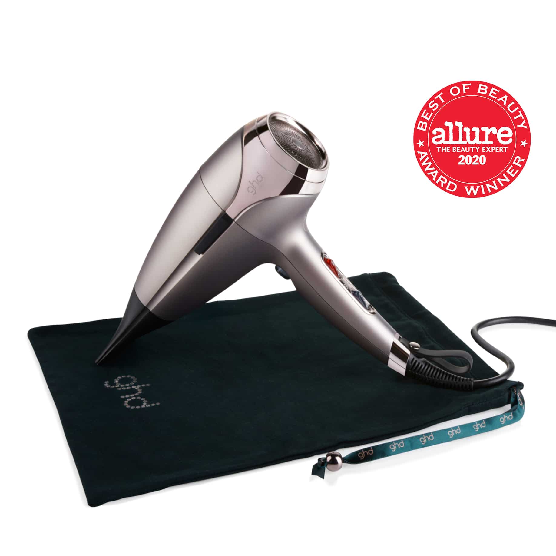 ghd helios hair dryer in warm pewter