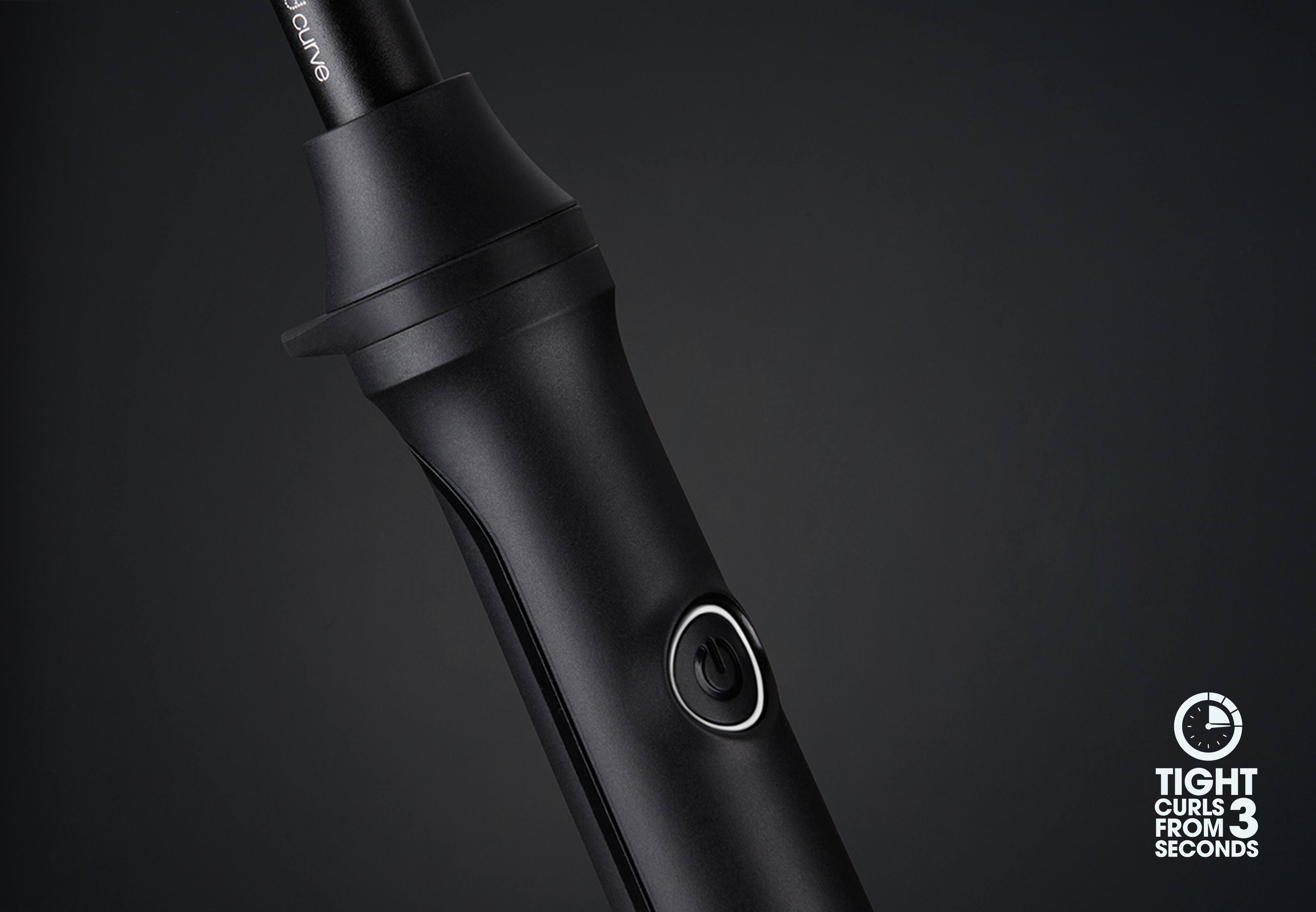 ghd thin wand button