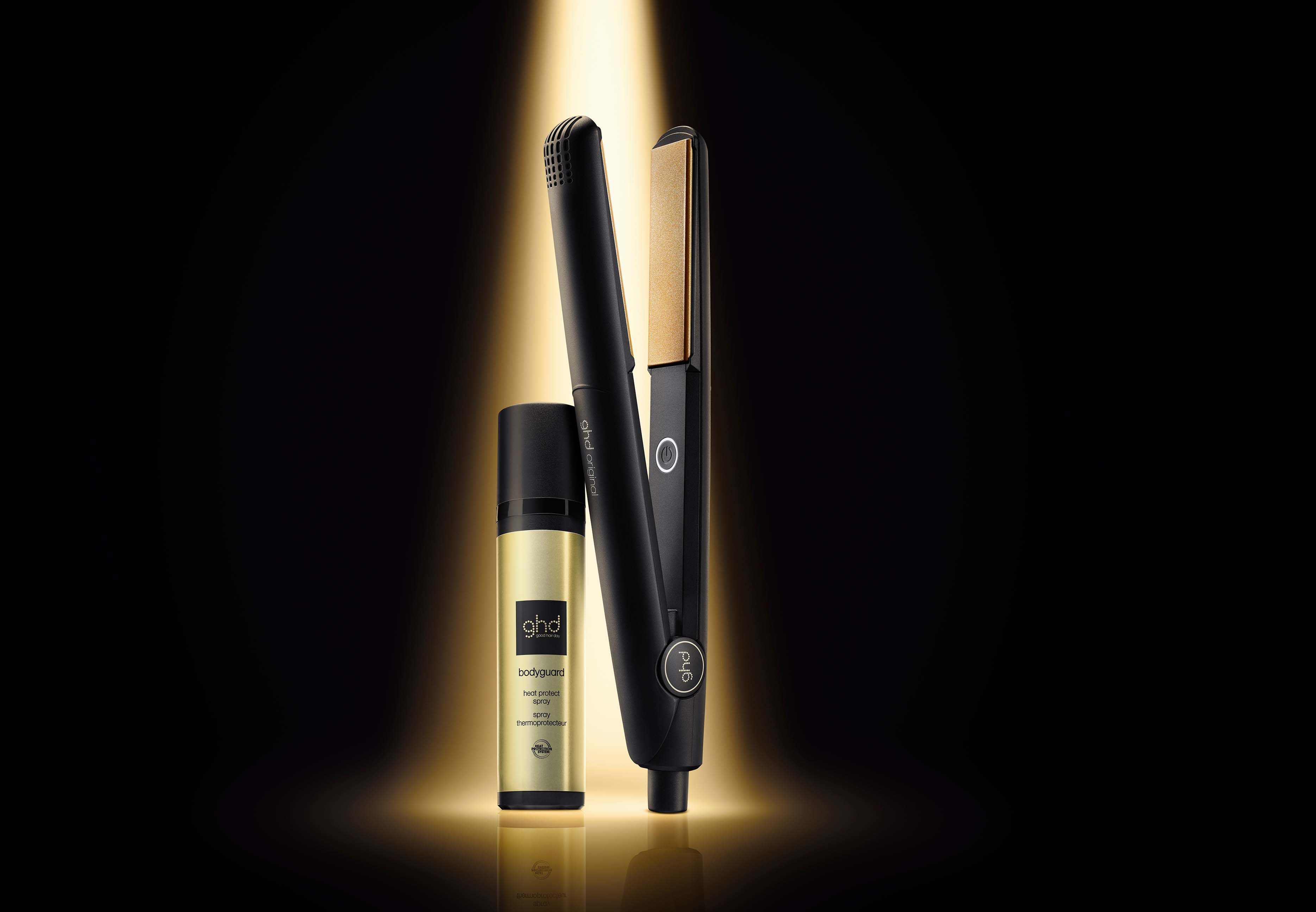 ghd original styler y spray térmico ghd bodyguard