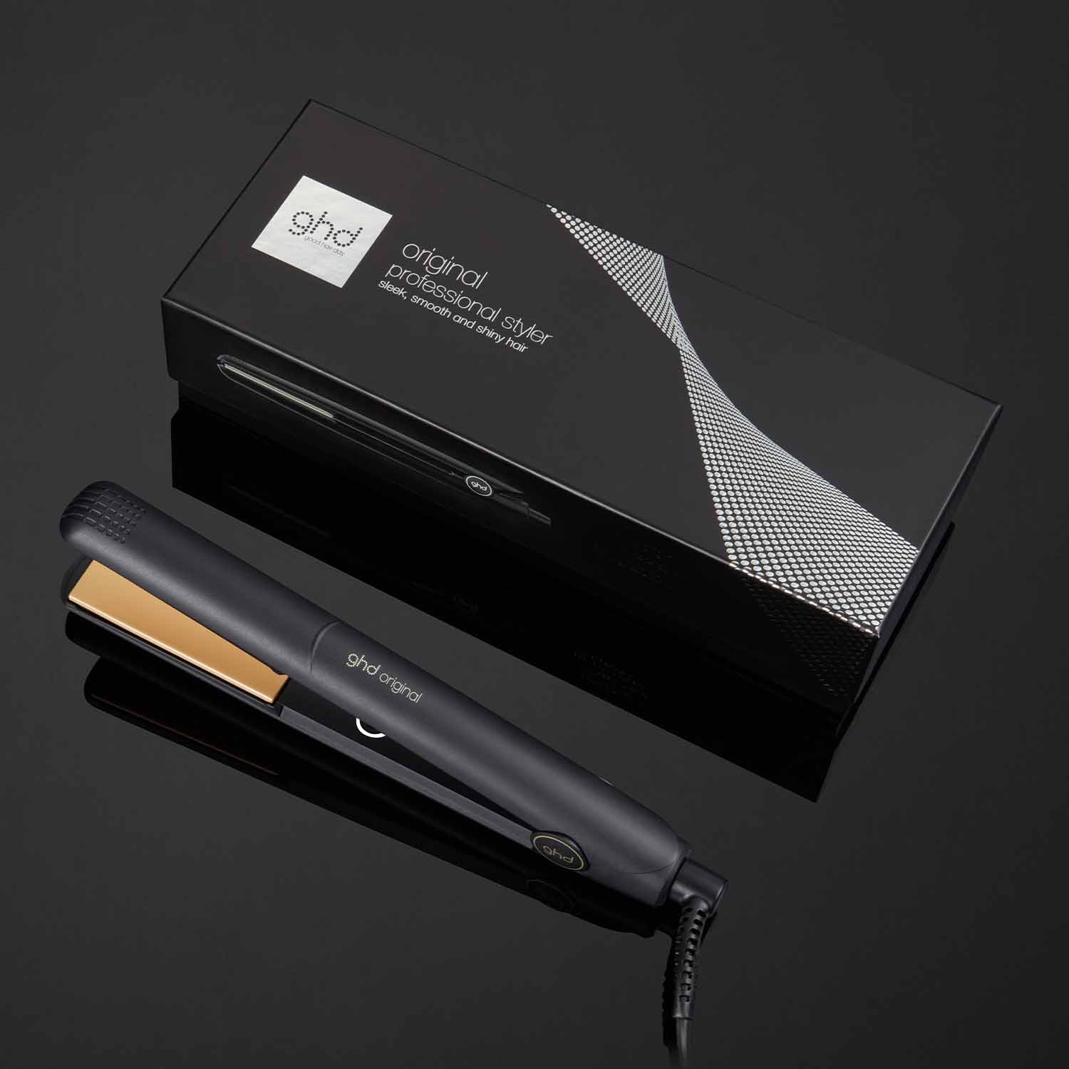 ghd original Haarglätter in Schwarz mit Umverpackung