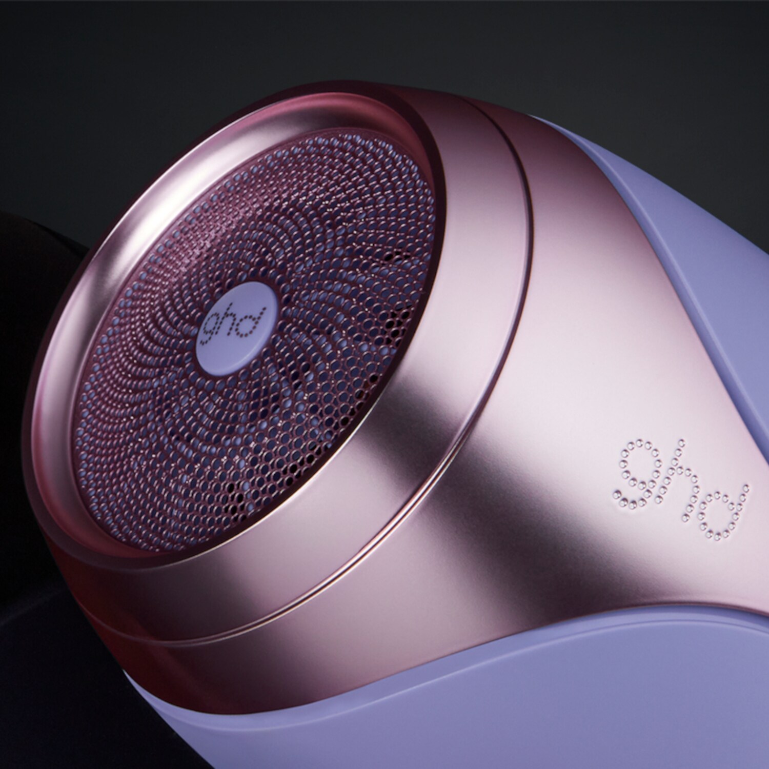 motor del secador ghd helios con acabado en rosa