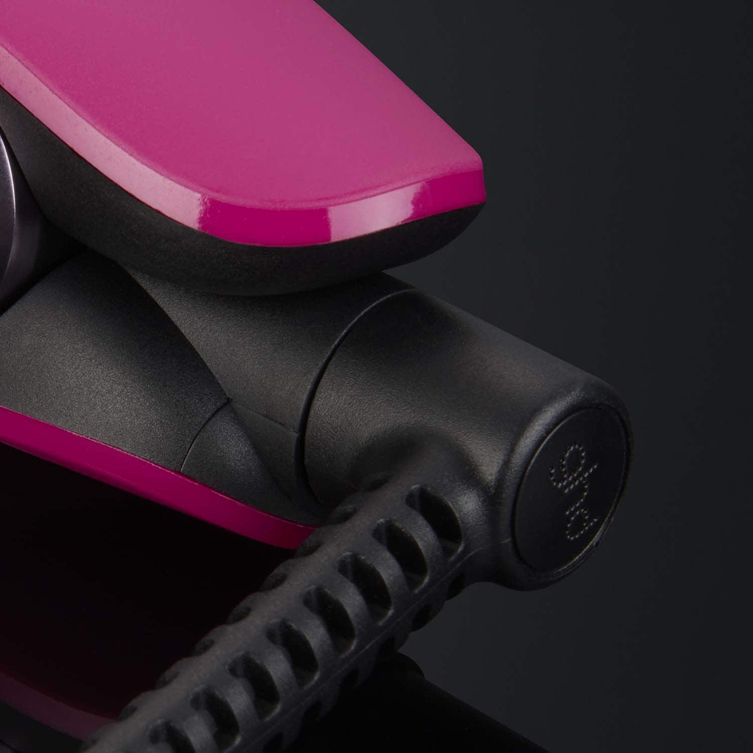 ghd gold styler orchid pink swivel cord close-up