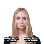 Vorher Nachher Vergleich des ghd gold Stylers