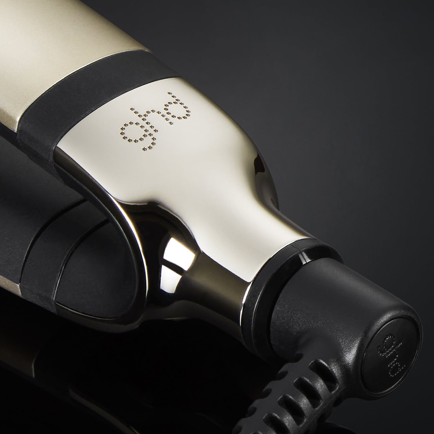 Hinge close up - platinum+ champagne gold