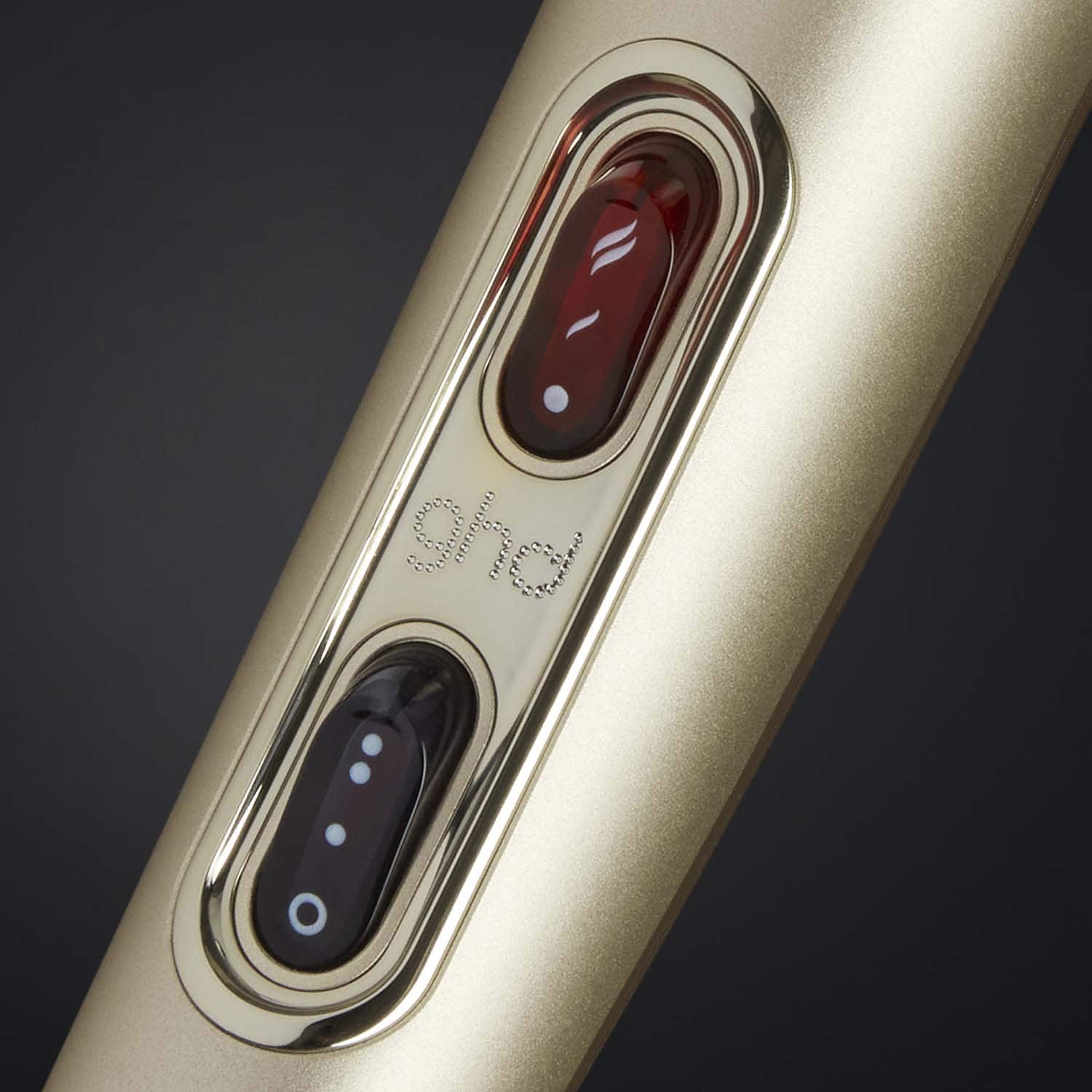 Buttons close up - helios champagne gold