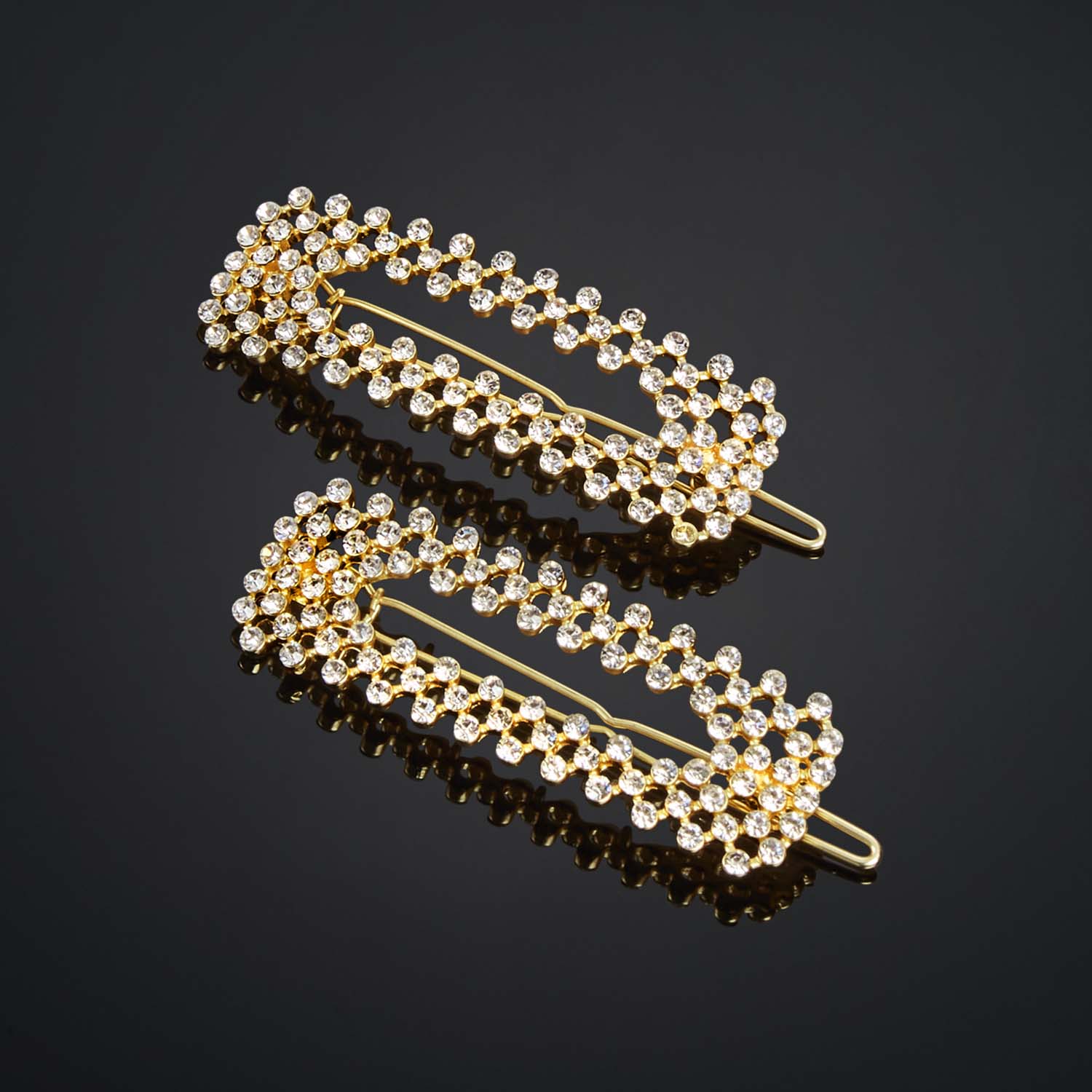 ghd style gift set gold clips