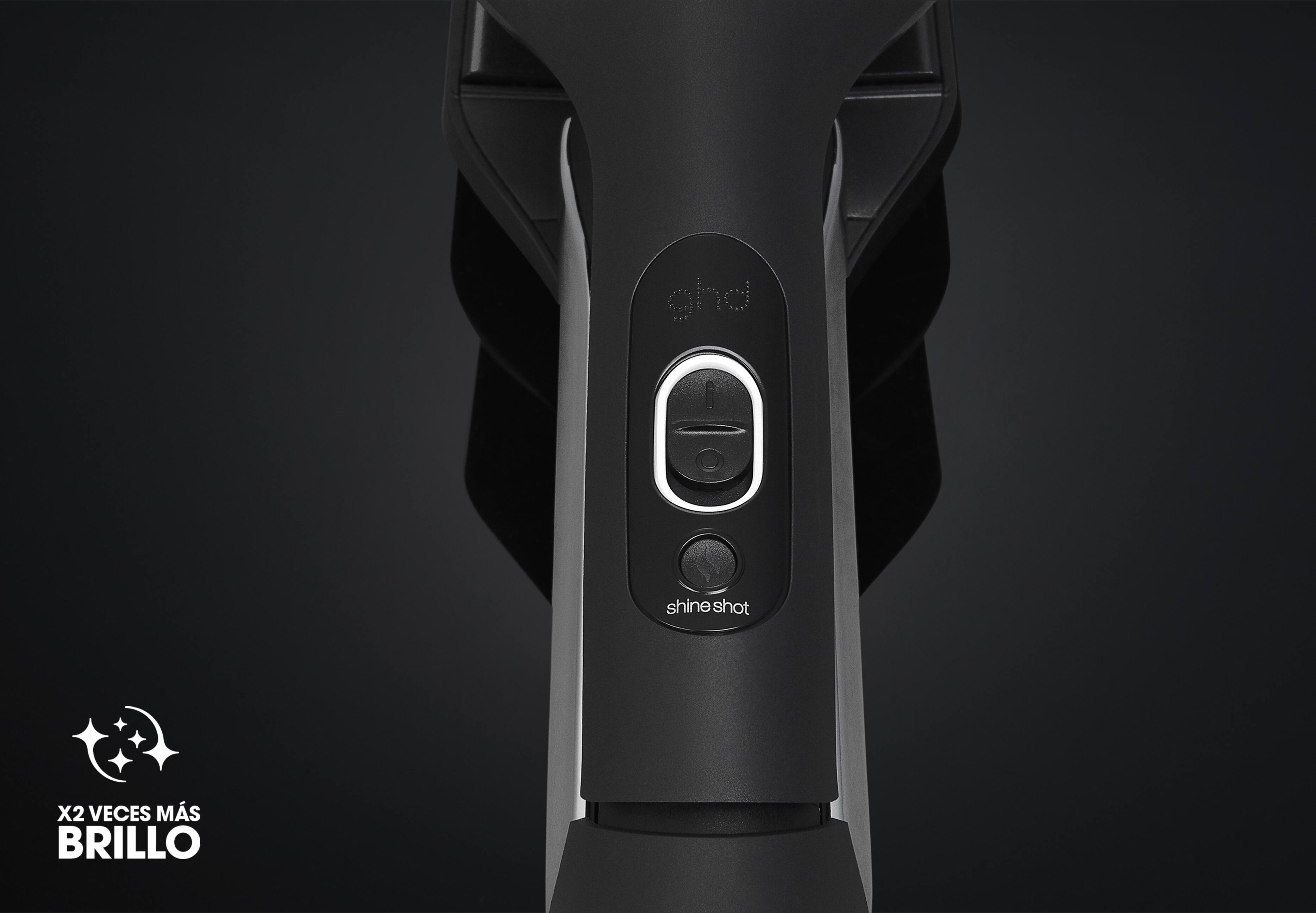 ghd duet negra peina el pelo seco