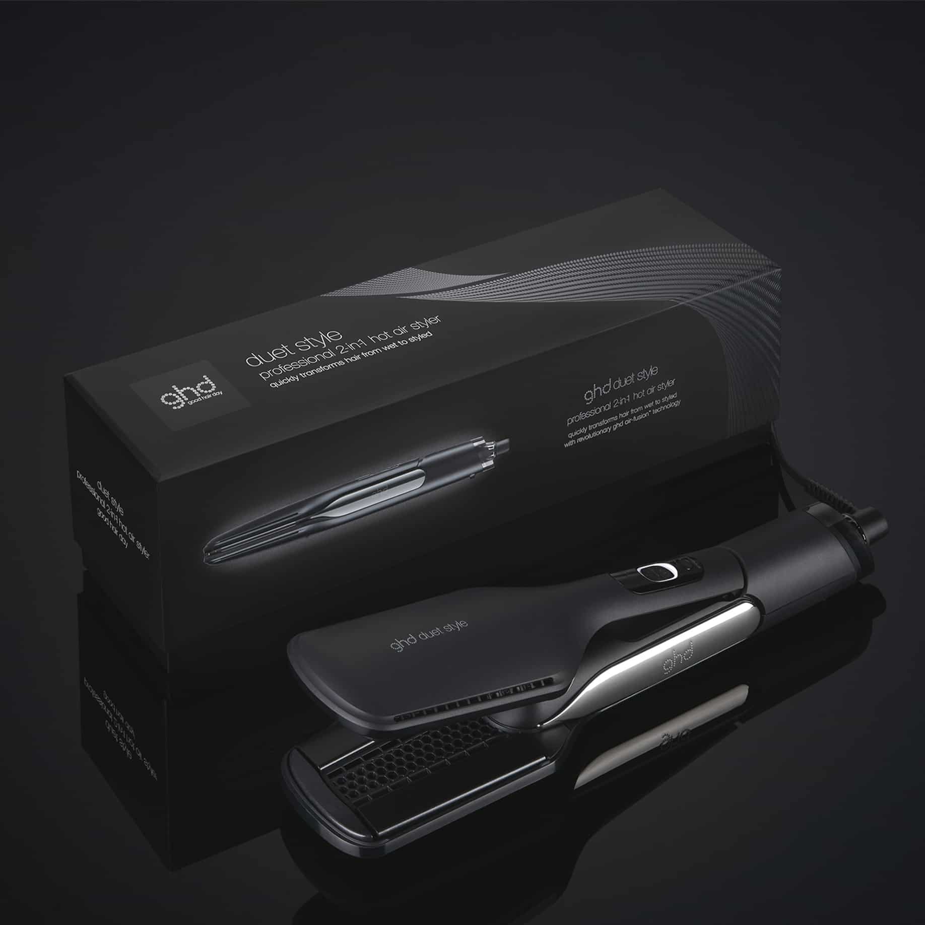 GHD DUET STYLE - PIASTRA ASCIUGACAPELLI 2 IN 1 NERA