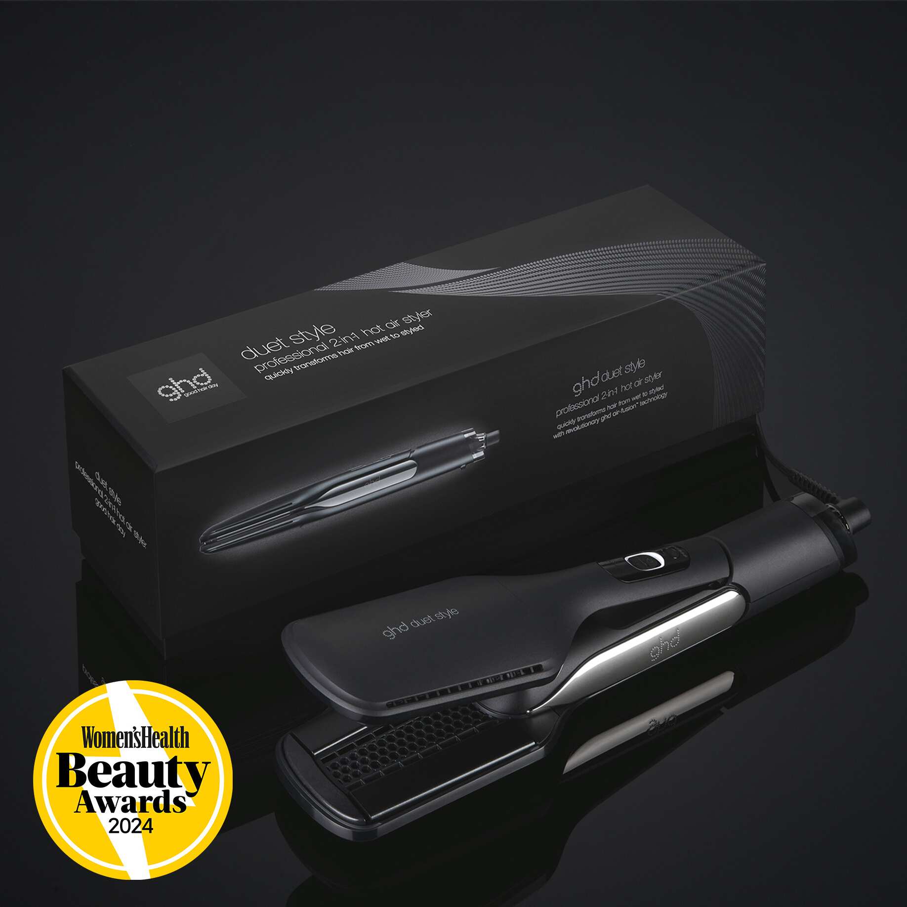 GHD DUET STYLE HOT AIR STYLER IN BLACK