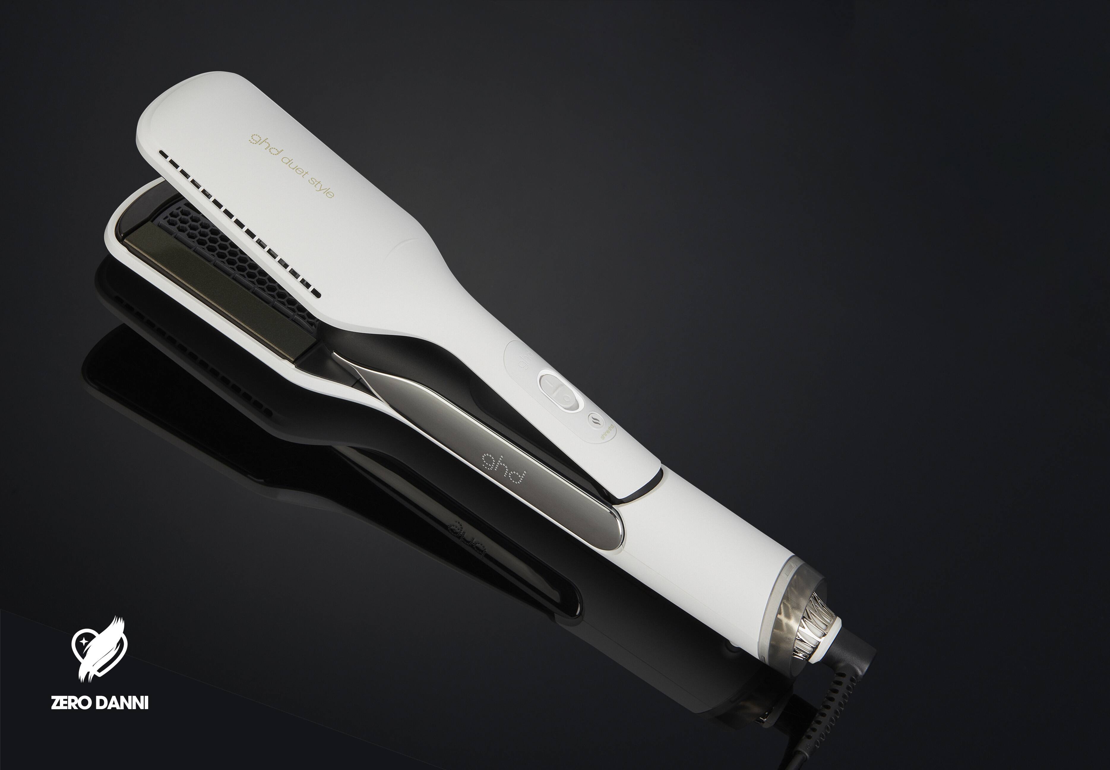 Styler ad aria calda ghd duet 2 in 1 in versione bianco