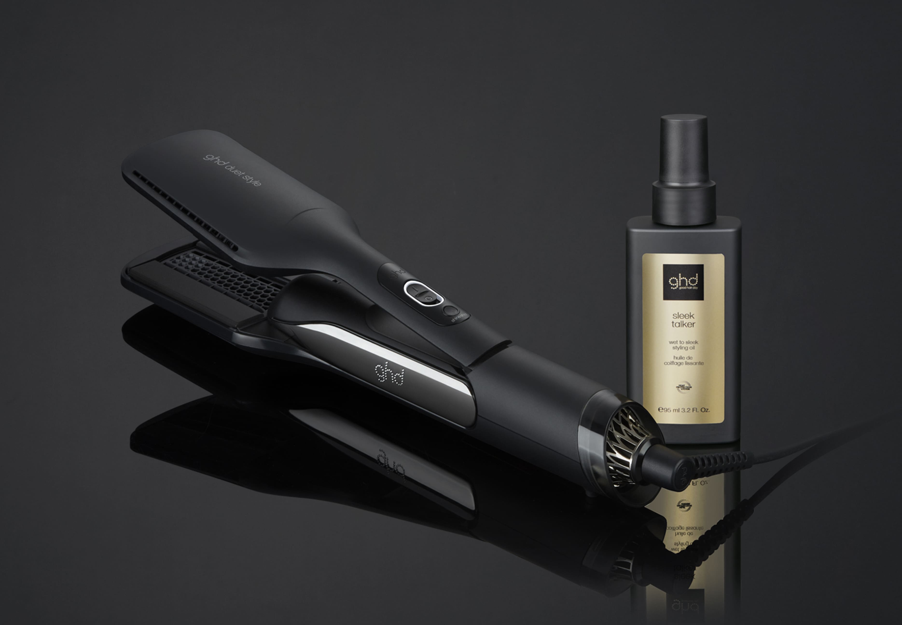 ghd Stylingöl und ghd duet style Multistyler